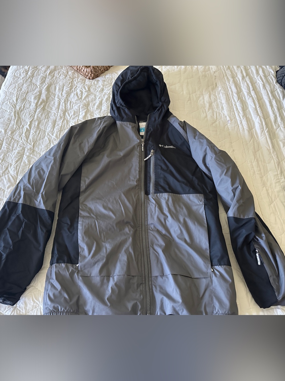 Columbia Boys Two-Tone Gray and Black Jacket